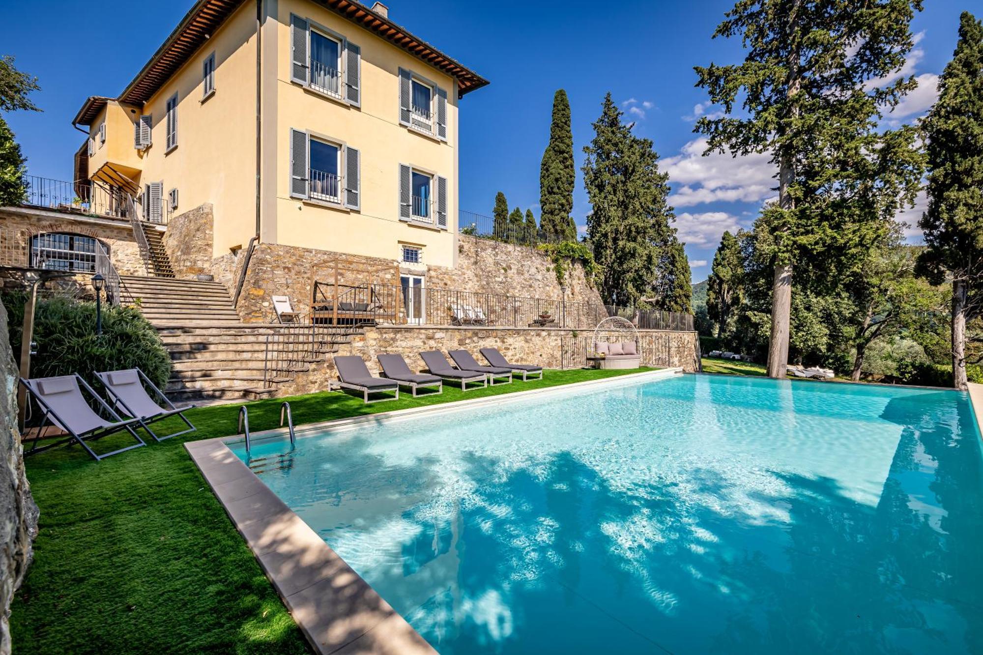 San Jacopo al Girone Luxury Villa Tolomei Gucci With Spa מראה חיצוני תמונה
