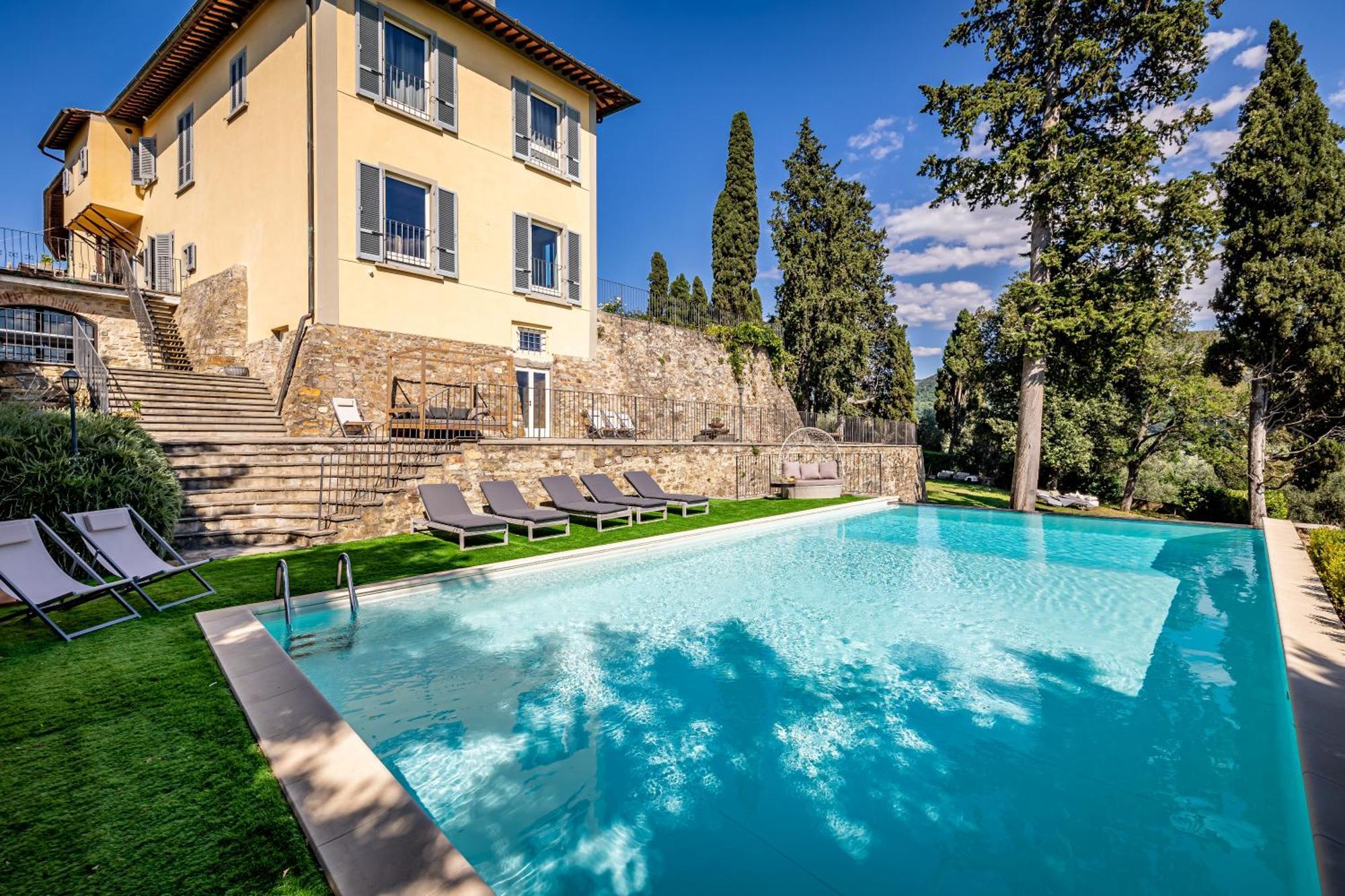 San Jacopo al Girone Luxury Villa Tolomei Gucci With Spa מראה חיצוני תמונה