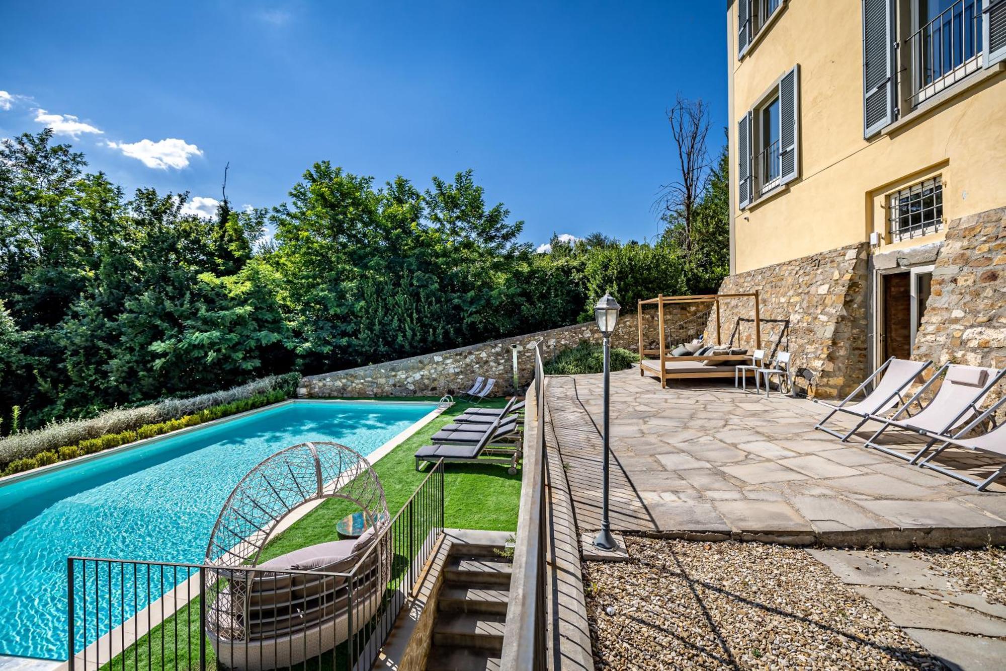 San Jacopo al Girone Luxury Villa Tolomei Gucci With Spa מראה חיצוני תמונה